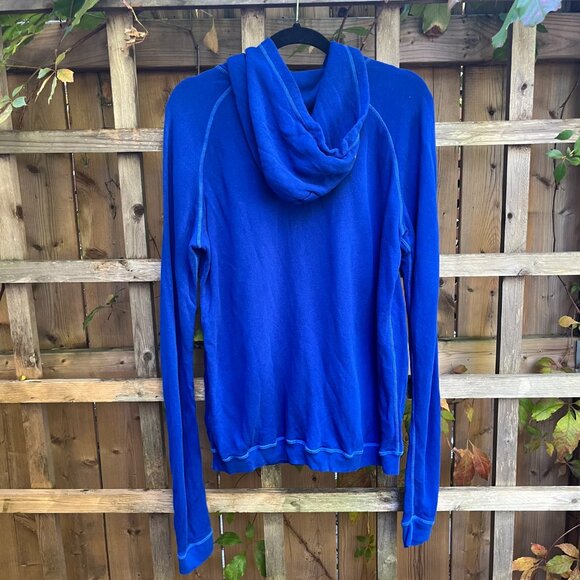Free City Superfluff Lux Pullover Hoodie Electric Blue Size XL Cozy Minimalist - Picture 2 of 5